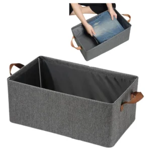 CAJA DE TELA ORGANIZADORA DE ROPA