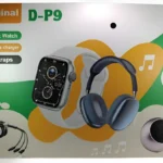 KIT RELOJ AUDIFONOS ACCESORIOS D P9 NEGRO