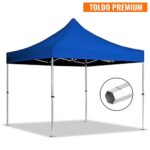 TOLDO 3X3 REFORZADO AMERICANO AZUL